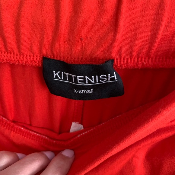 Kittenish red Kennedy two piece legging top set - Picture 6 of 10